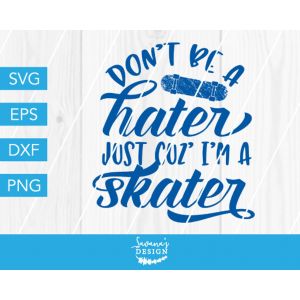 Skater Quote Cut File