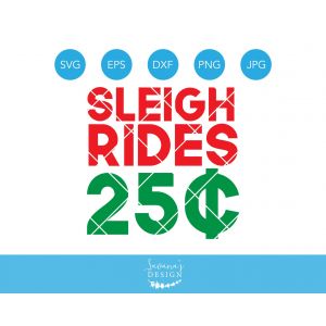 Sleigh Rides Cut File