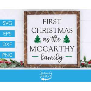 First Family Christmas Cut File