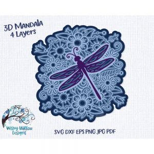 3D Dragonfly Cut File