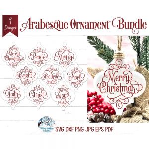 Arabesque Ornaments 3 Cut File