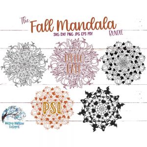 Fall Mandala Bundle Cut File