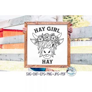 Hay Girl Hay Cut File