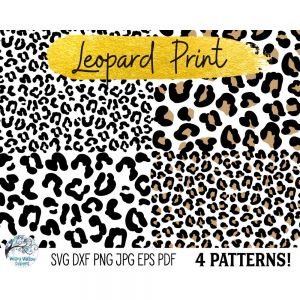 Leopard Print Bundle Cut File