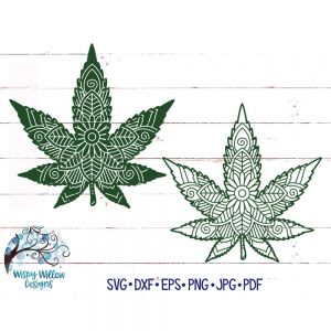 Marijuana Mandalas Cut File