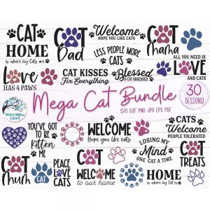 Mega Cat Bundle Cut File