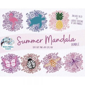 Summer Mandala Bundle Cut File