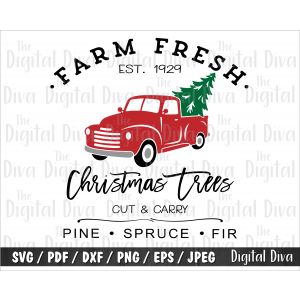 Christmas Tree Farm Cut File