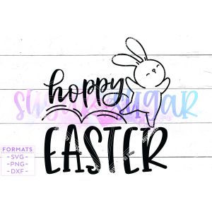 Hoppy Easter Bunny Cut File