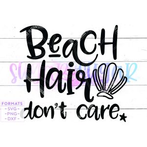 Beach Hair Don't Care Cut File