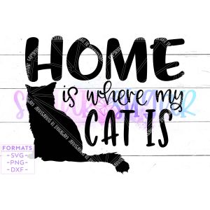 Home Is Where My Cat Is Cut File