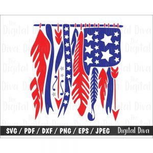 Feather Flag Cut File