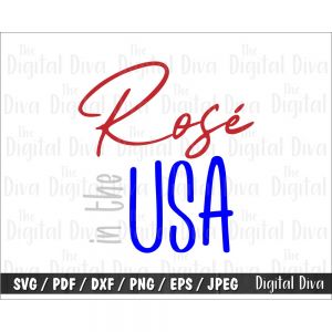 Rose In The USA Cut File