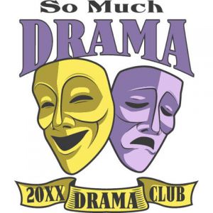 Drama Masks Template