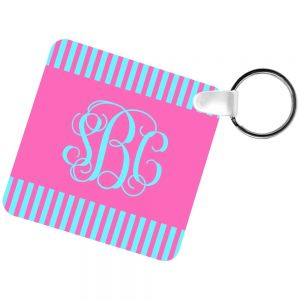 SQUARE KEYCHAIN TWO SIDED