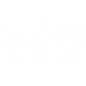 PEACE LOVE DOGS WHITE