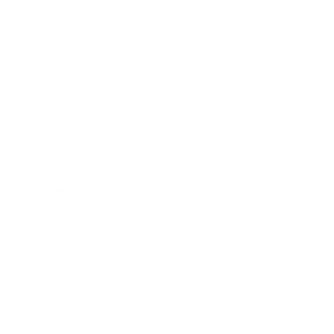 PEACE LOVE CATS WHITE