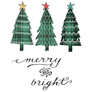 MERRY AND BRIGHT TREES