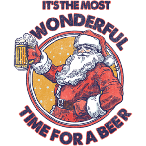 TIME FOR A BEER SANTA