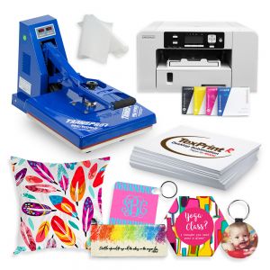 SUBLIMATION PACKAGE WITH TRANSPRO HEAT PRESS