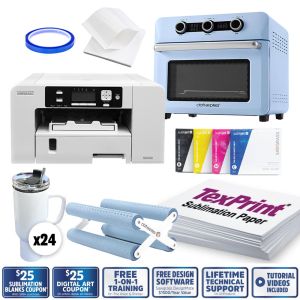 TRANSPRO ESSENTIALS SUBLIMATION OVEN AND 40 OZ TUMBLER KIT
