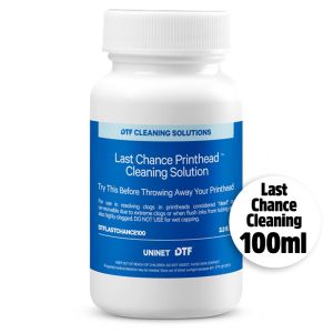 UNINET DTF LAST CHANCE PRINTHEAD CLEANING SOLUTION - 100 ML