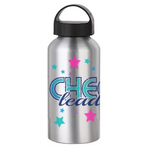 17 OZ WATER BOTTLE WITH HANDLE -SILVER