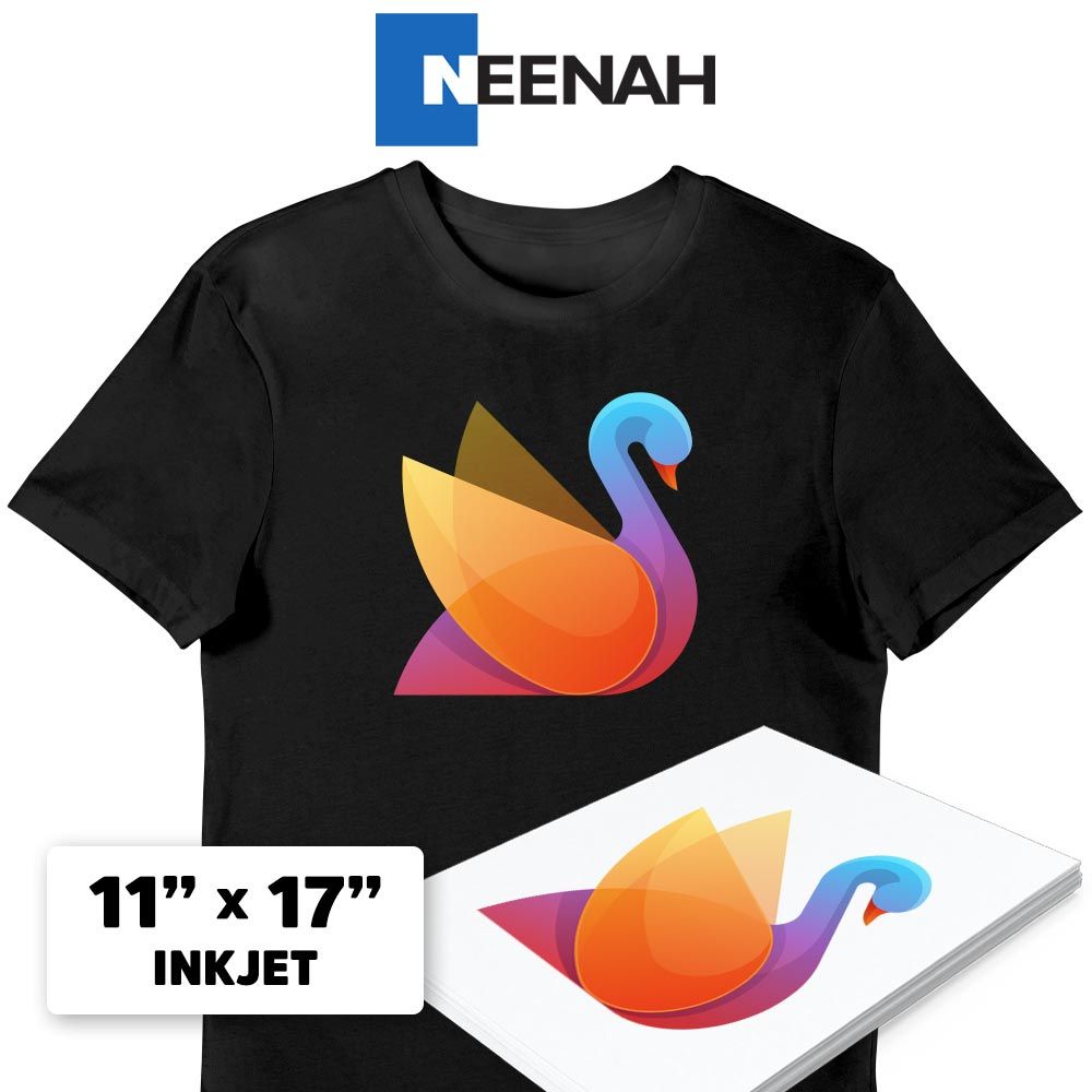 30 Sheets Neenah 3G Opaque Transfer Paper for Dark Colors 11x17 
