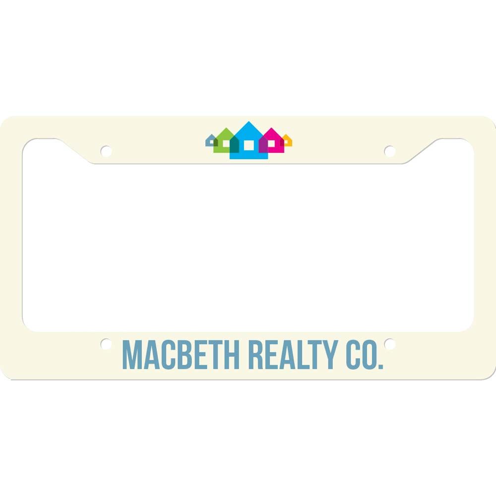 3-Pack Aluminum License Plate Frame Sublimation Blanks. Laserable!