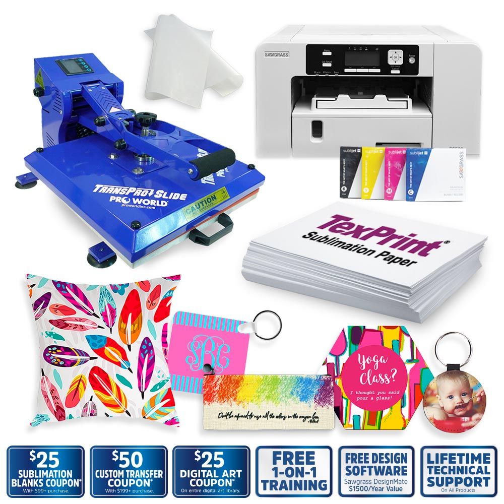 Sublimation Package with TransPro Heat Press