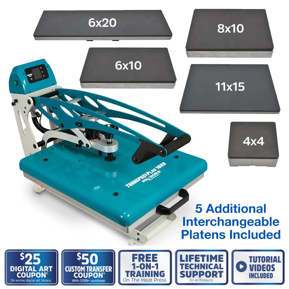 The TransPro Plus 16x20 Heat Press Fabric Cover 