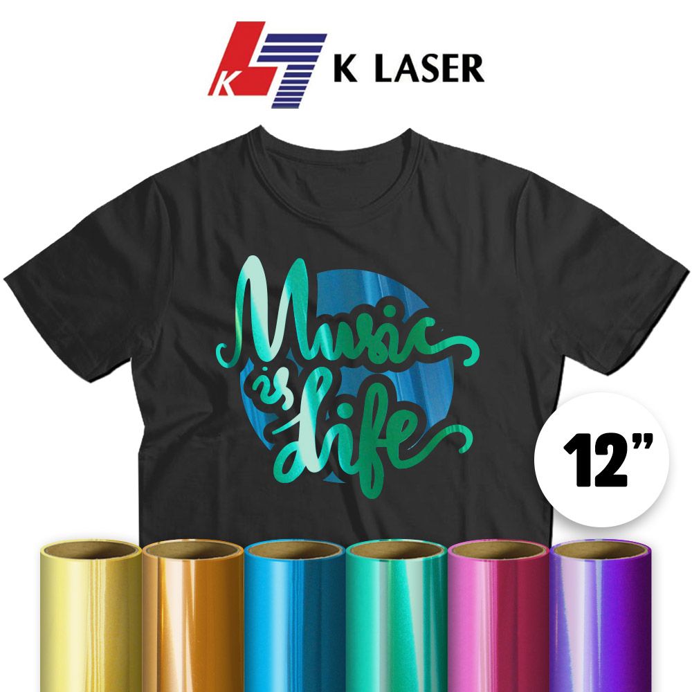 Siser Sparkle™ Heat Transfer Vinyl For T-Shirts 12 x 1 Foot (Iron-On)