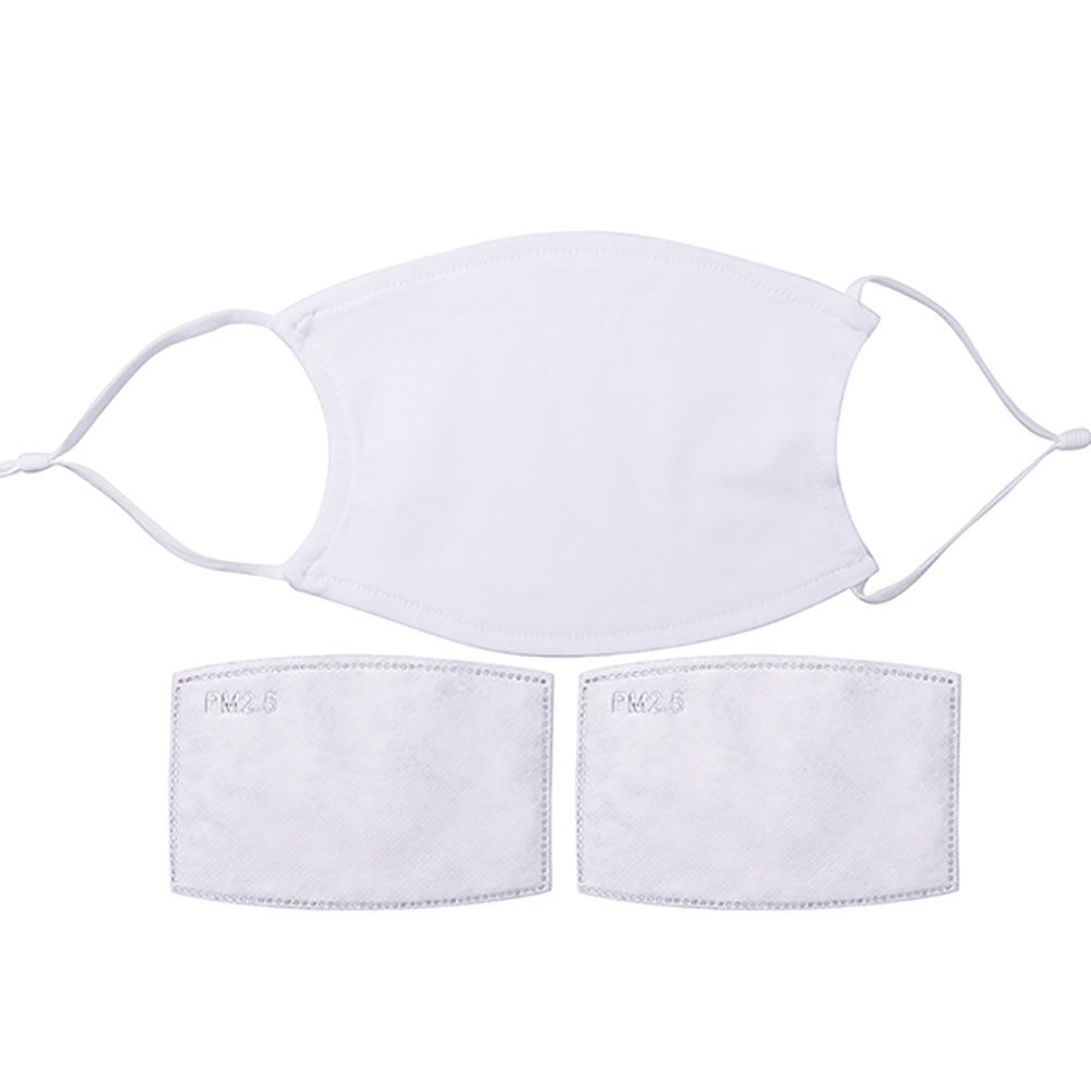 blank sublimation face mask