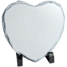 Heart Photo Slate Quality Pictures Colour OR Black White Printed on Slate 