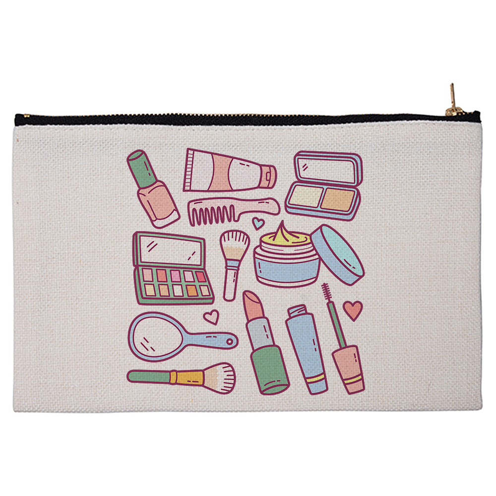 LINEN MAKEUP BAG